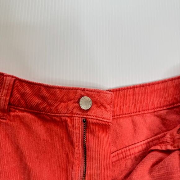 Rolla’s Dusters Corduroy High Rise Slim Shorts Orange Red Women’s 30 90s Retro - Picture 14 of 16